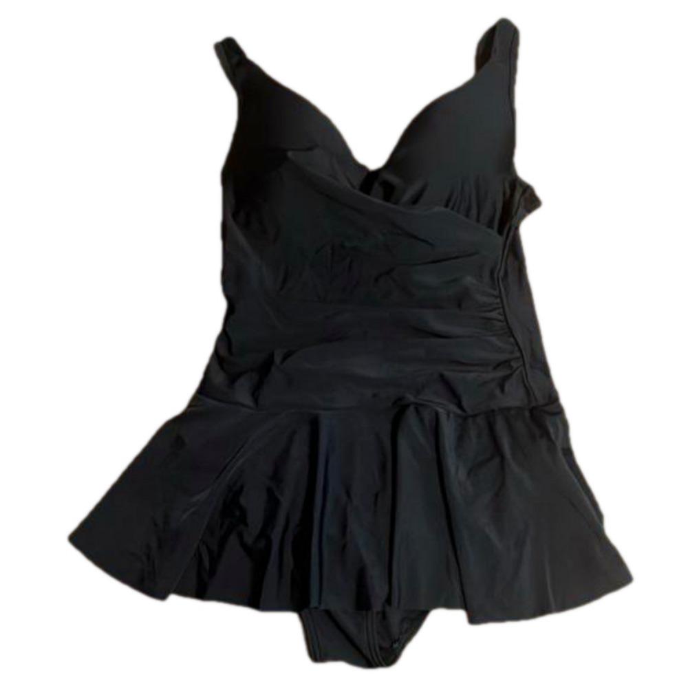 Sea & Sand Beachwear, one piece, black, size 14